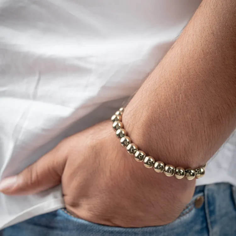 Astitva - Gold pyrite Money Bracelet – Manifest Wealth, Opportunities & Financial Flow 💸✨🌠