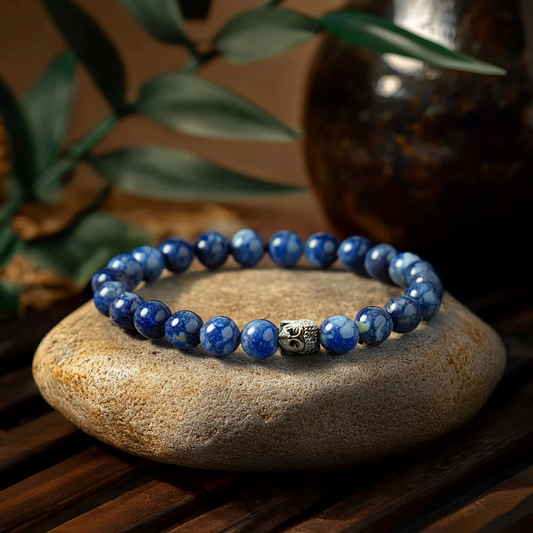 Astitva - Focus & Wisdom Lapis Bracelet – For Students, Learners & Achievers 📚🧠🔵
