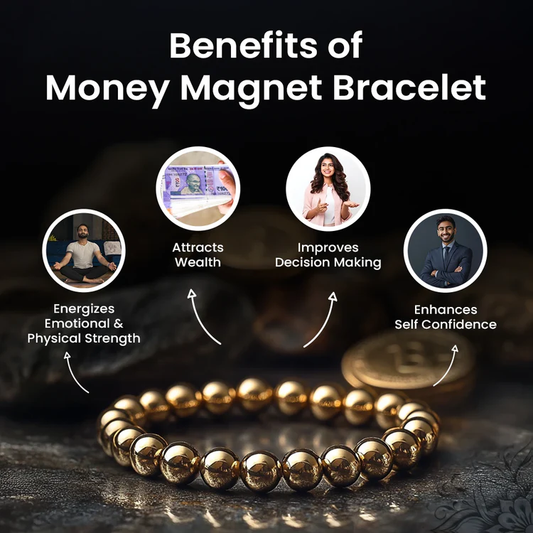 Astitva - Gold pyrite  Money Bracelet – Manifest Wealth, Opportunities & Financial Flow 💸✨🌠